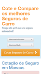 Mobile Screenshot of cotacaosegurosauto.com