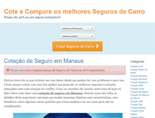 Tablet Screenshot of cotacaosegurosauto.com